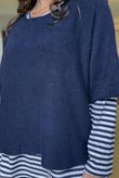 Conrad Layer Knit Navy